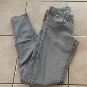 &denim light grey skinny jeans